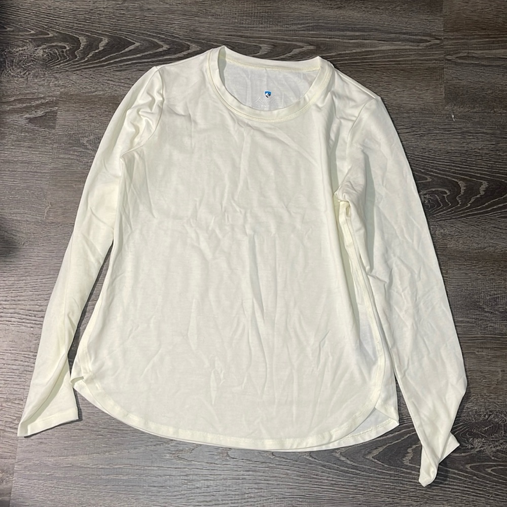 Kuhl Women's Konstance Long Sleeve Ivory Size XS‎